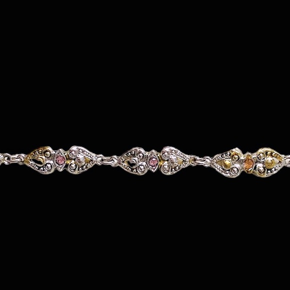 VNT Avon Bundle Heart Shape Link Bracelet with perfume bottle - Picture 9 of 9